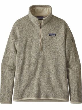 Like New Women’s Patagonia 1/4 Zip Better Sweater Fleece Sweatshirt Pelican—M